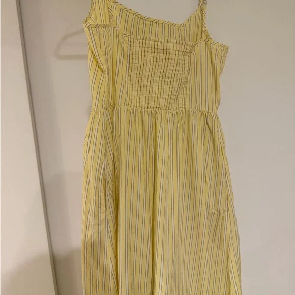 GAP Yellow Striped Casual Dress - Picture 5 of 5